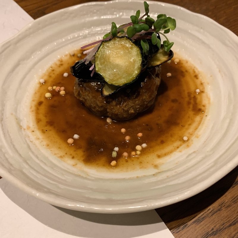 猪肉のハンバーグ(糀と燻　やま武)