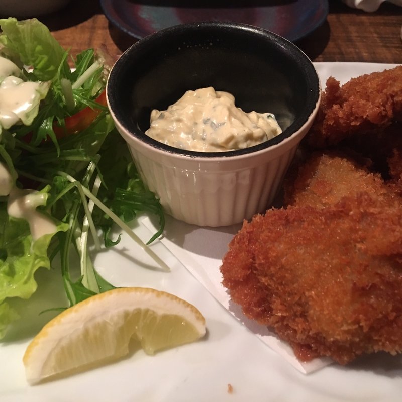 マグロカツ(酒家魚肉菜 虹晴れ)