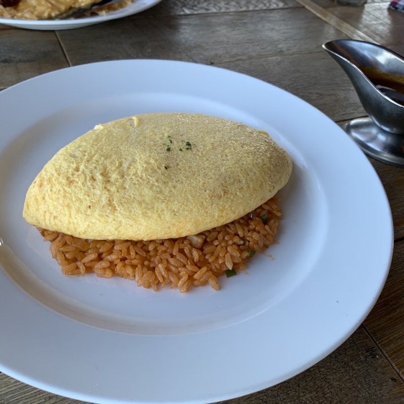 糸島地卵のふわふわオムレツライス　単品(プカプカキッチン )