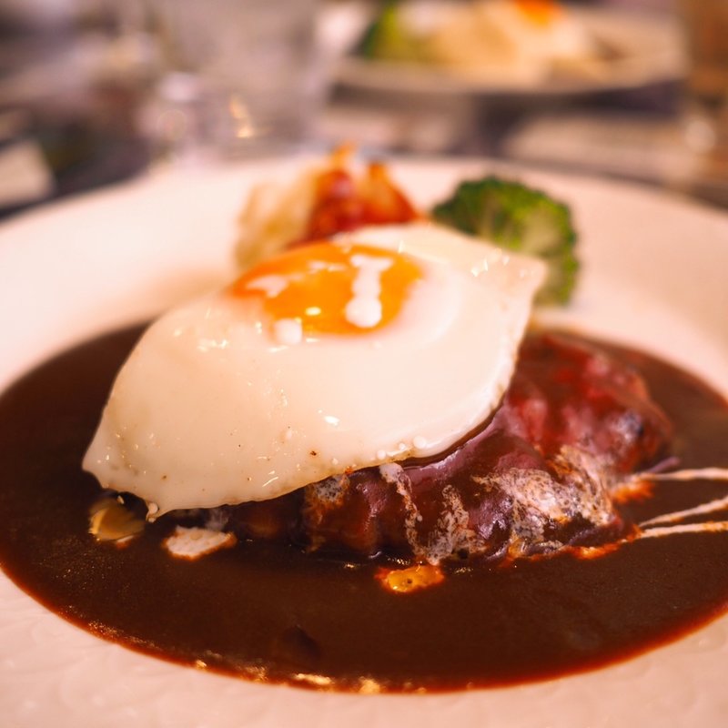 ハンバーグ(西洋料理杉山亭 （セイヨウリョウリスギヤマテイ）)