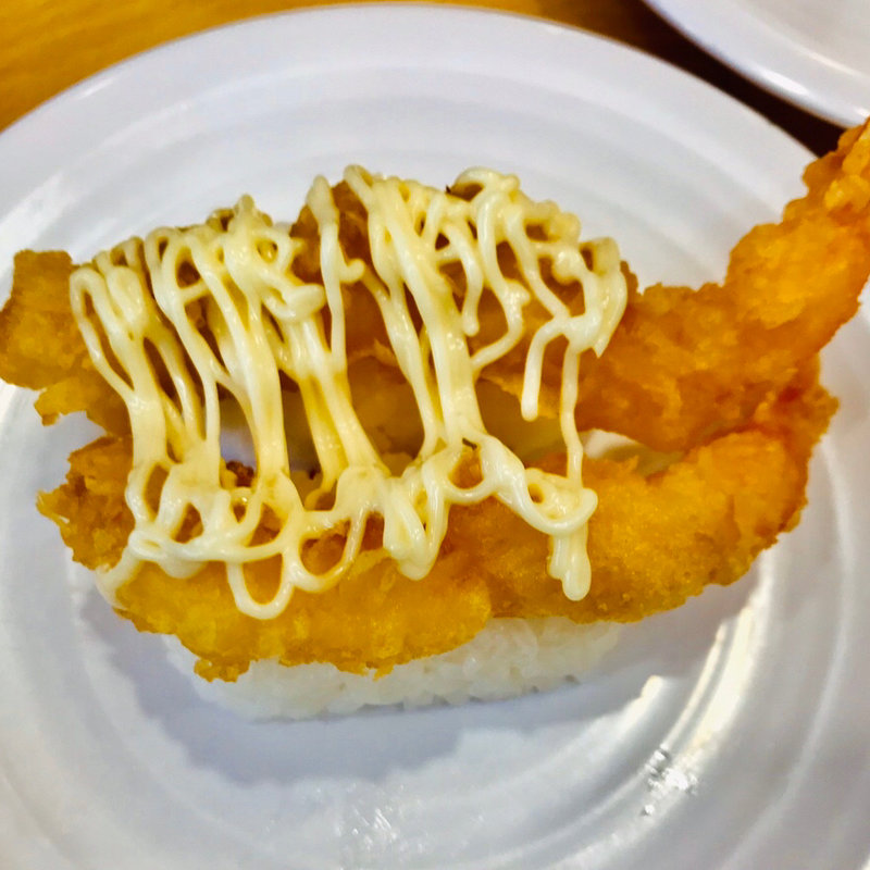 えび天にぎりマヨ(かっぱ寿司 飯能店)