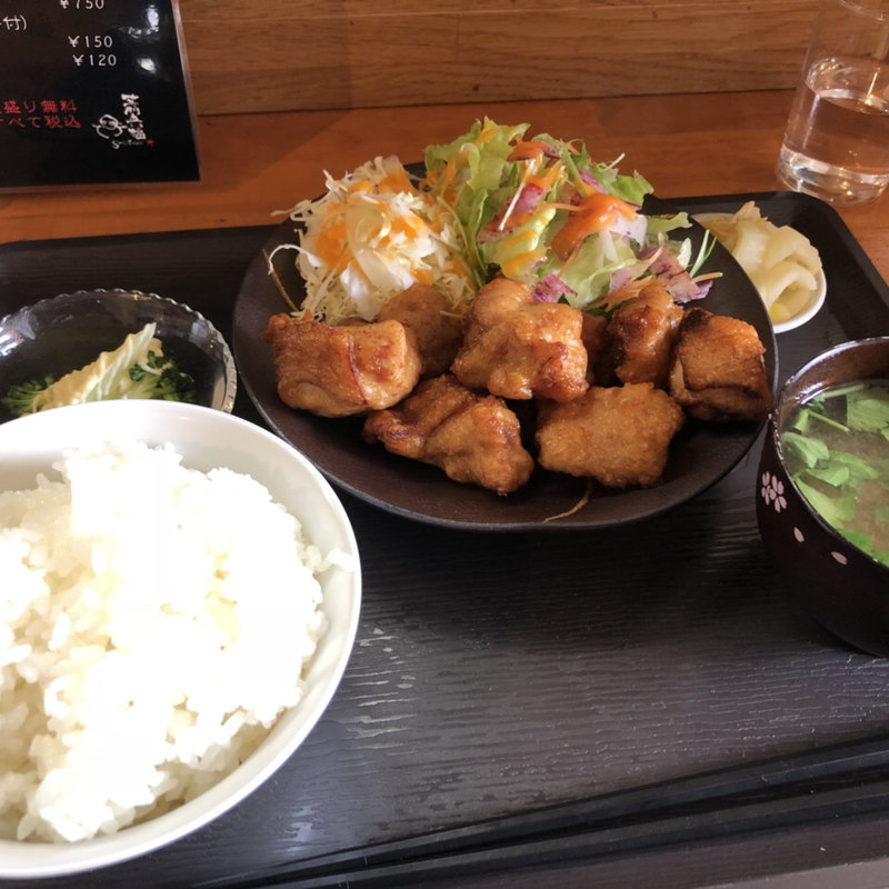 唐揚げ定食(笑福 )