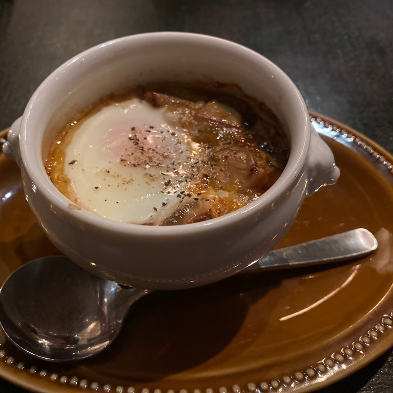 フォアグラとマッシュルームのソテー　トリュフ風味バルサミコソース (ビストロ　ナチュール （ビストロ　エ　ヴァン　ナチュール）)