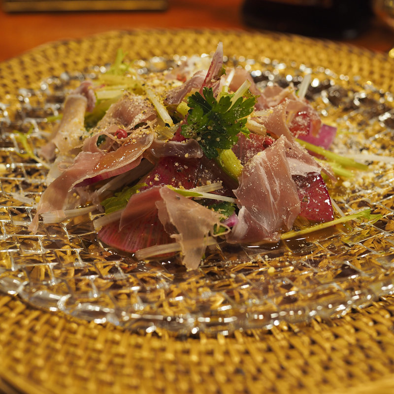 生ハムサラダ(カーリーカリー)