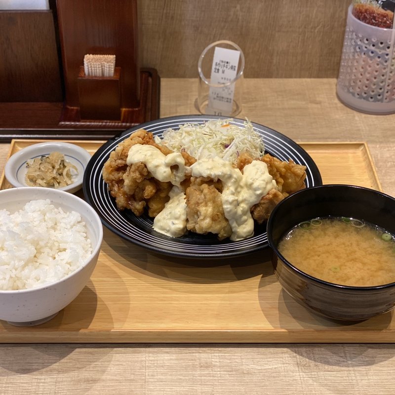 チキン南蛮定食(揚げたて食堂　アゲルヤ　両国店)