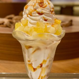 ソフトクリームパフェ　アップルシナモン(サンマルクカフェ 両国西口店)