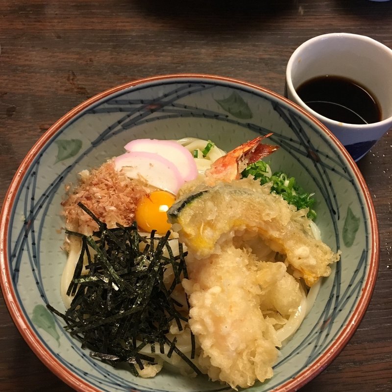 ぶっかけうどん(備中手打ちうどん　おおにし （オオニシ）)