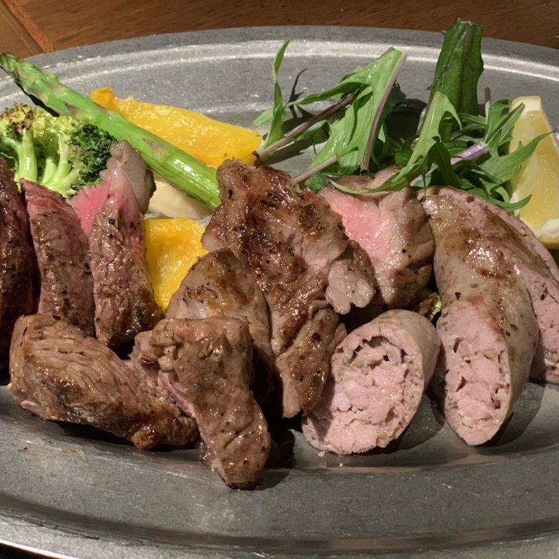 本日のお肉三種盛り(ザキッチンサルヴァトーレクオモ　銀座店)