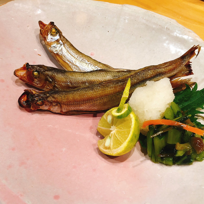 ししゃも(銀座まる伊寿司)