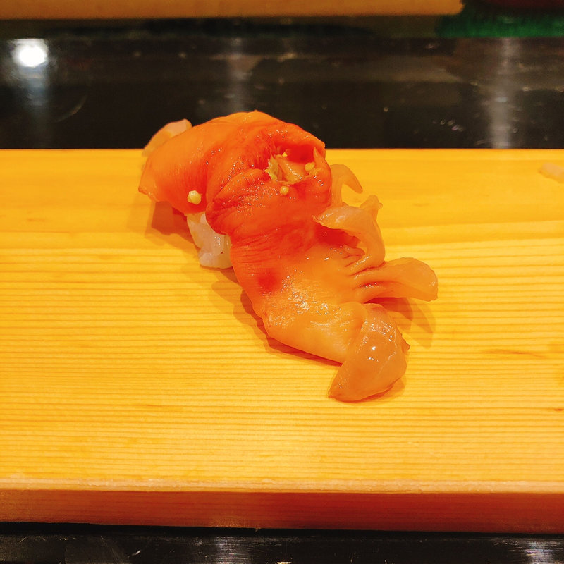 赤貝の握り(銀座まる伊寿司)