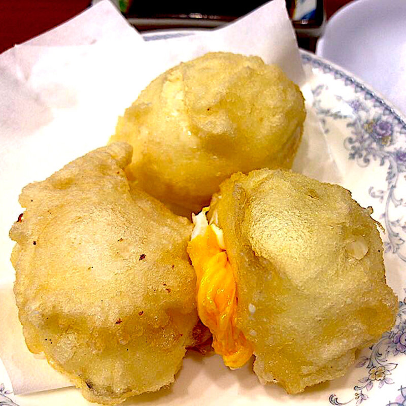 半熟玉子の天ぷら(幸の鳥 )