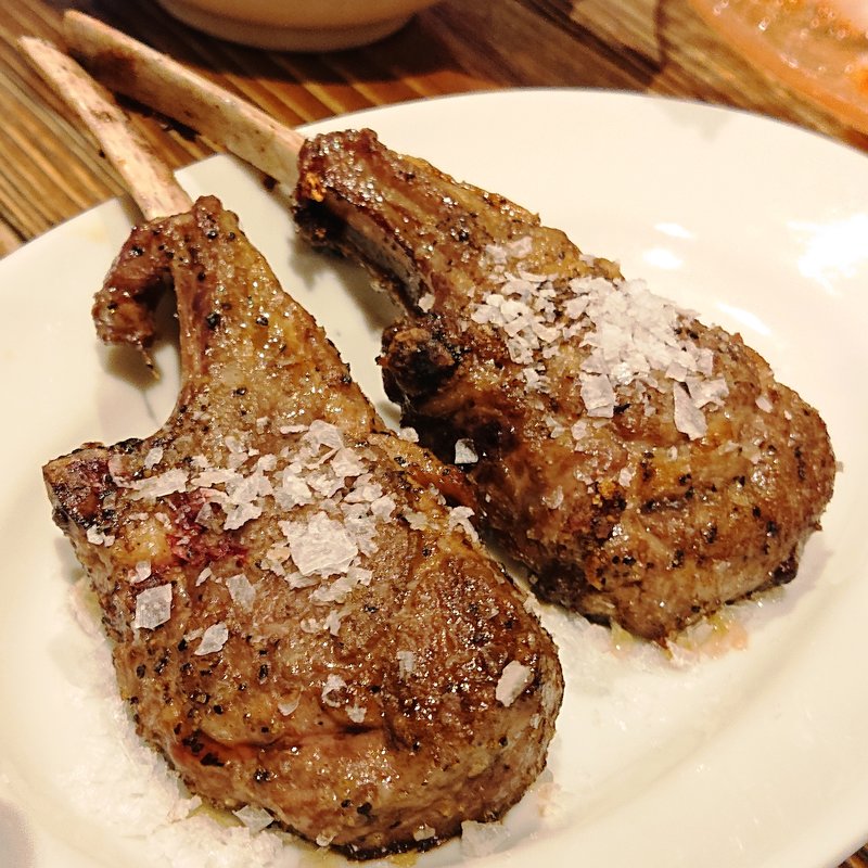 ラムチョップ（ソルト＆ペッパー）(北海道シントク町 塚田農場 品川港南口店)