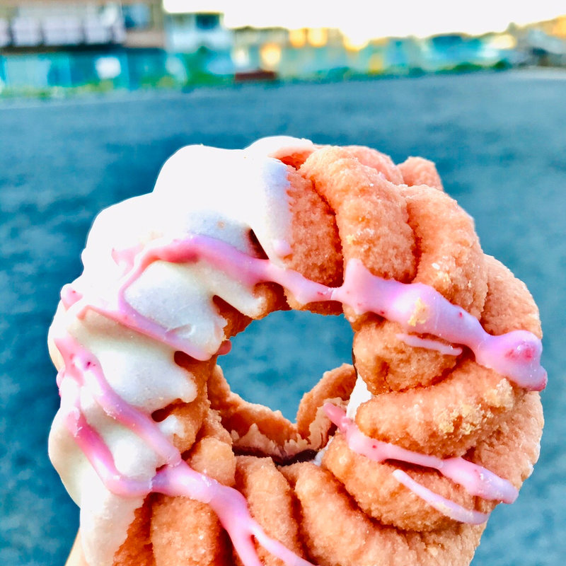 桜フレンチ あずき＆ホイップ(ミスタードーナツ エミオ狭山市ショップ)