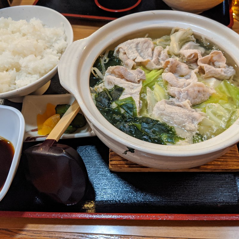 肉野菜なべライス(一力 蒲田店)