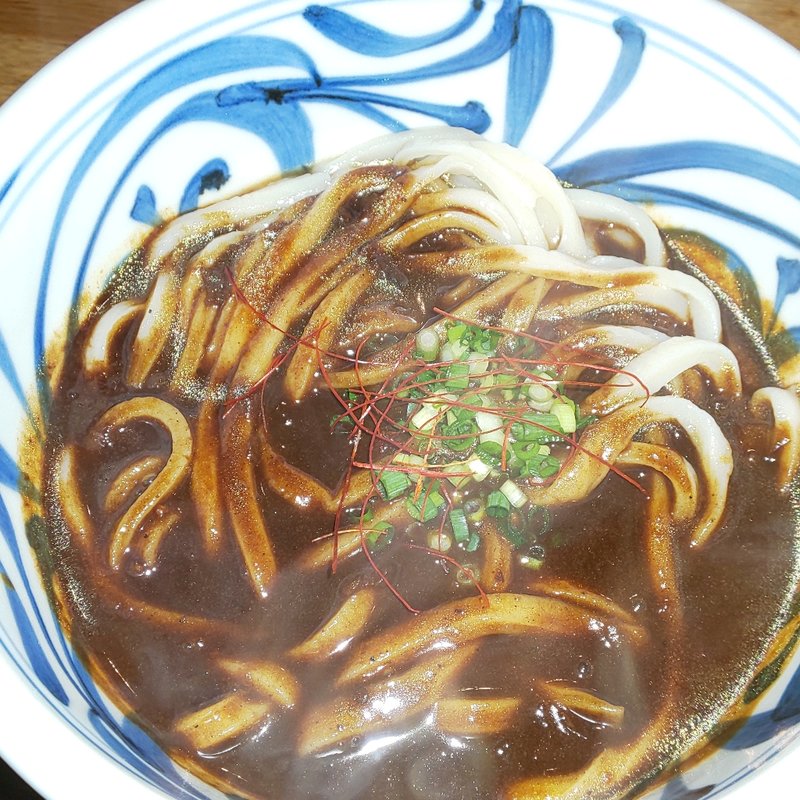 黒ハバネロカレーうどん(饂飩家 五右衛門 （うどんや ごえもん）)