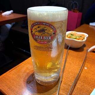 生ビール（中）(焼肉苑 中目黒店)