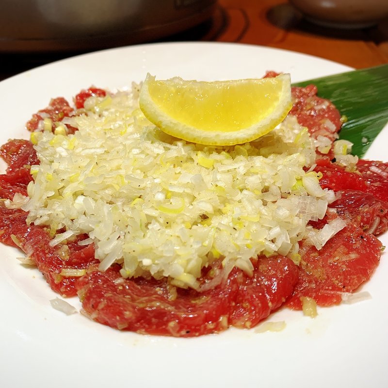 ネギ塩ロース(焼肉苑 中目黒店)