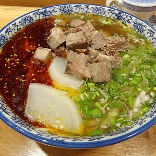 蘭州拉麺(一天一面 裏難波店)