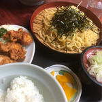 セットメニュー(中華ざる+唐揚げ)