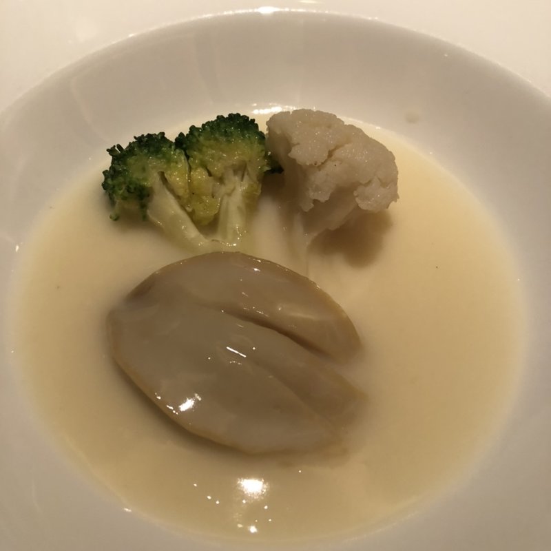 鮑のクリーム煮(花梨)