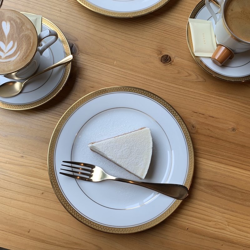 チーズケーキ(喫茶半月)