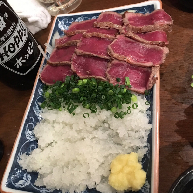 豪快 馬肉たたき(馬肉酒場 冨士山)