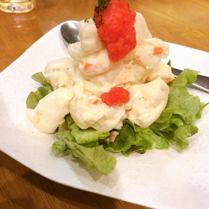 明太子ポテトサラダ(蔵元の酒と直送の魚　さかまる)