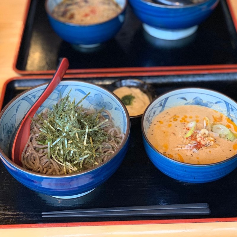 ごまだれ鶏つけ蕎麦(つけ蕎麦 BONSAI 立川本店)