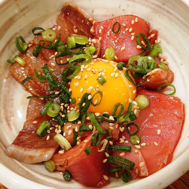 鰤と鮪のりゅうきゅう(ぶっちぎり酒場 鶴見店 )