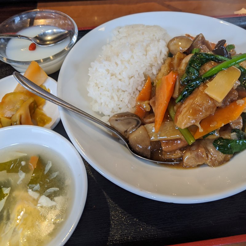 パイコー丼定食(幸福楼)