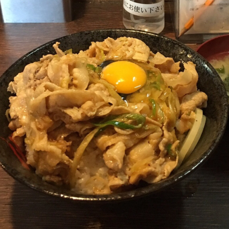 とろすた丼 肉増し(伝説のすた丼屋 お茶の水店)
