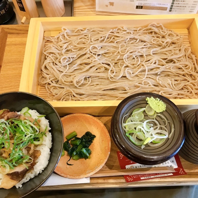 牛すき丼セット(浅草橋 百そば)