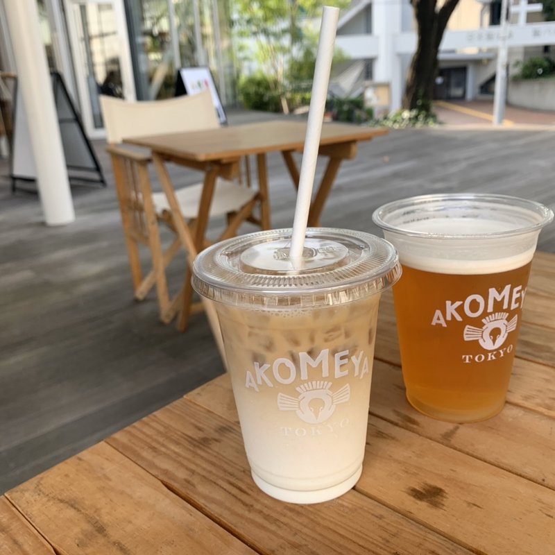 ほうじ茶ラテ(AKOMEYA厨房　神楽坂)