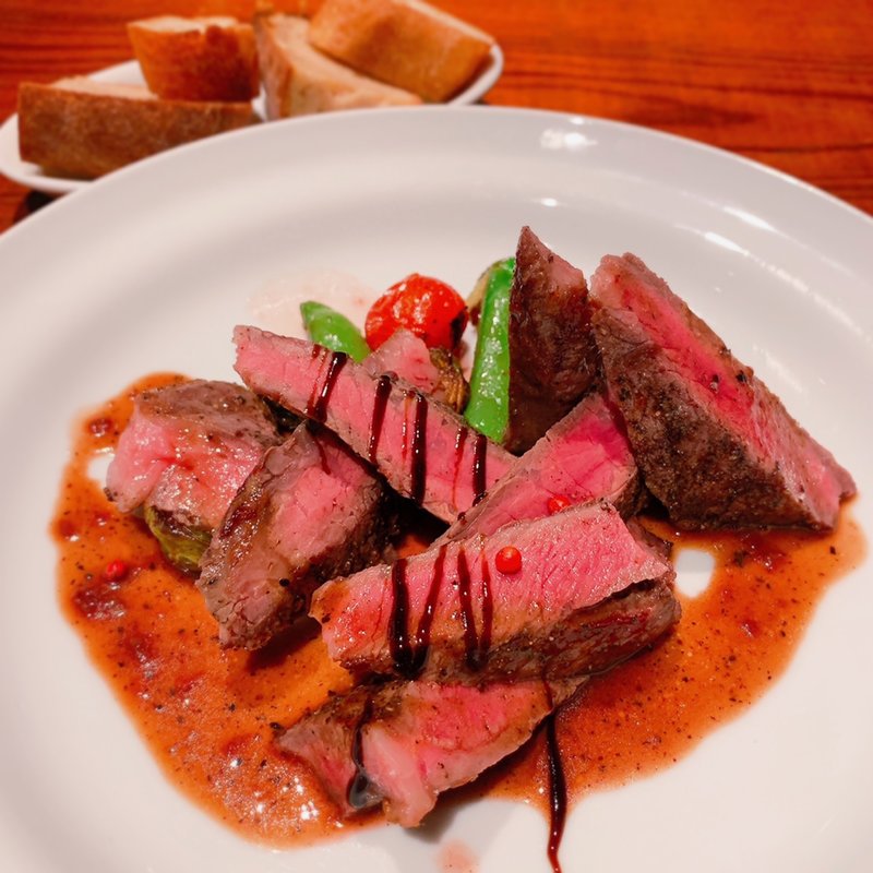 ブラックアンガス牛サーロインステーキ(Bunny's)