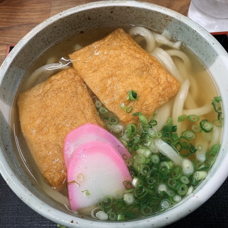 きつねうどん(本格手打ちうどん もり)