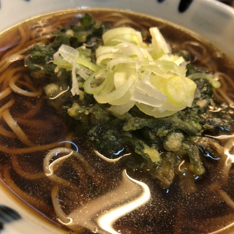 春菊そば(石臼)(そば新 )