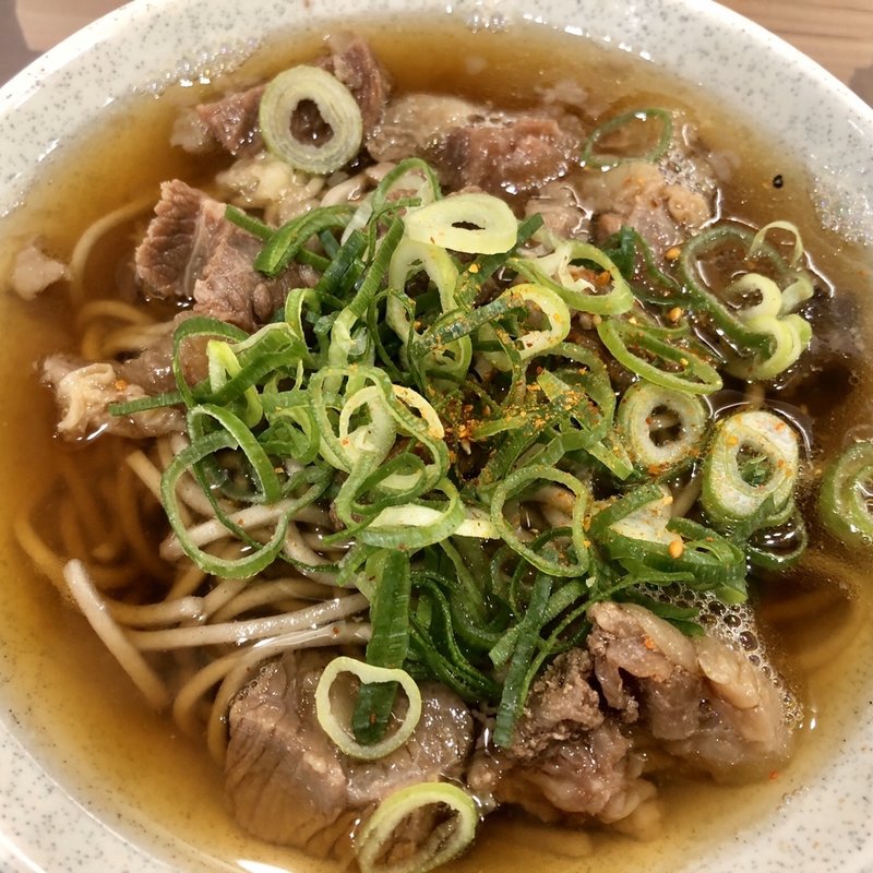 ぼっかけそば(立ち食いうどん 味沢)