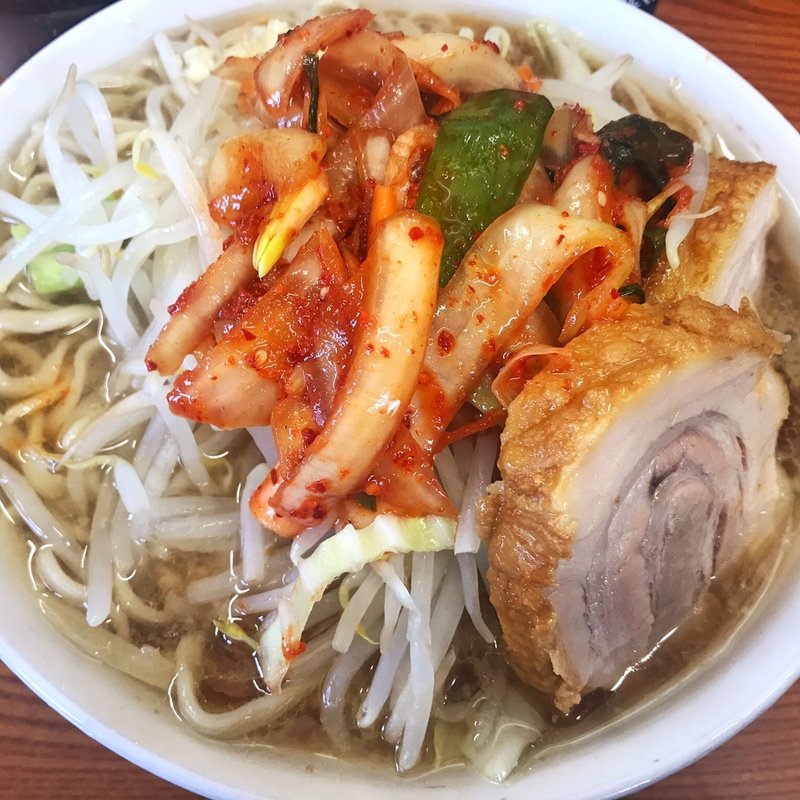 ぶた入り小ラーメン(ラーメン二郎 亀戸店 （らーめんじろう）)