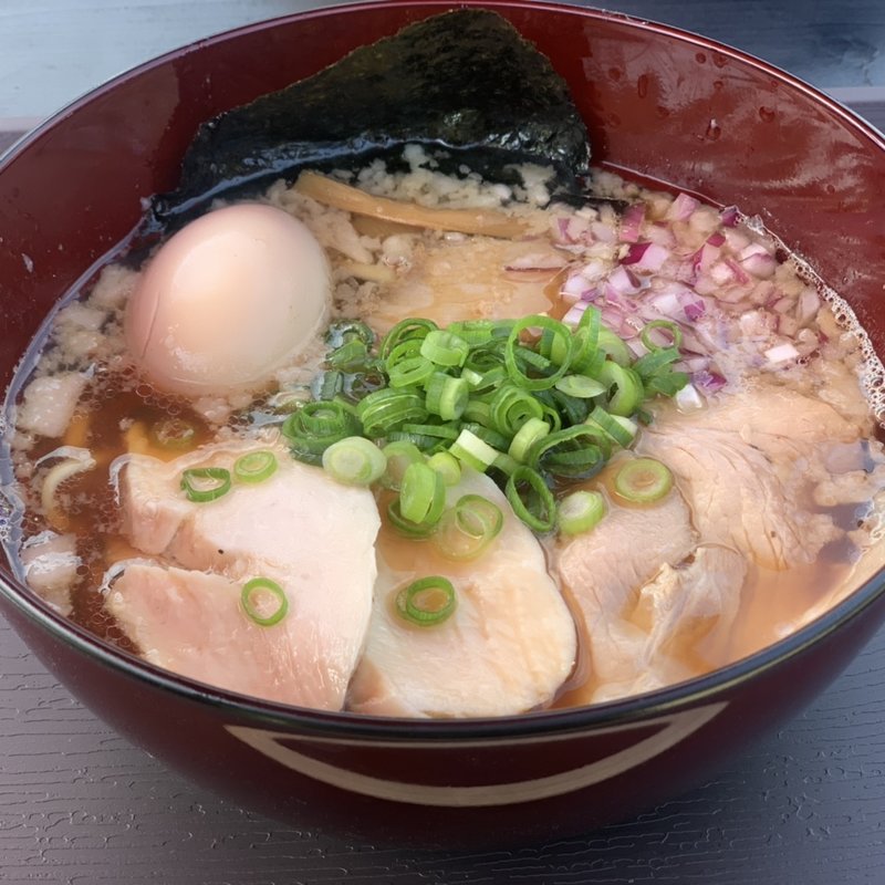 背脂煮干しラーメン(ねいろ屋　豊洲店)