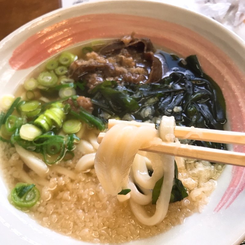 肉わかうどん(四國うどん 河北本店)