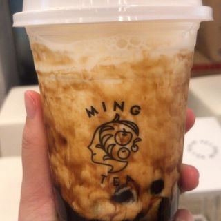 黒糖タピオカラテ(MING TEA 新宿)