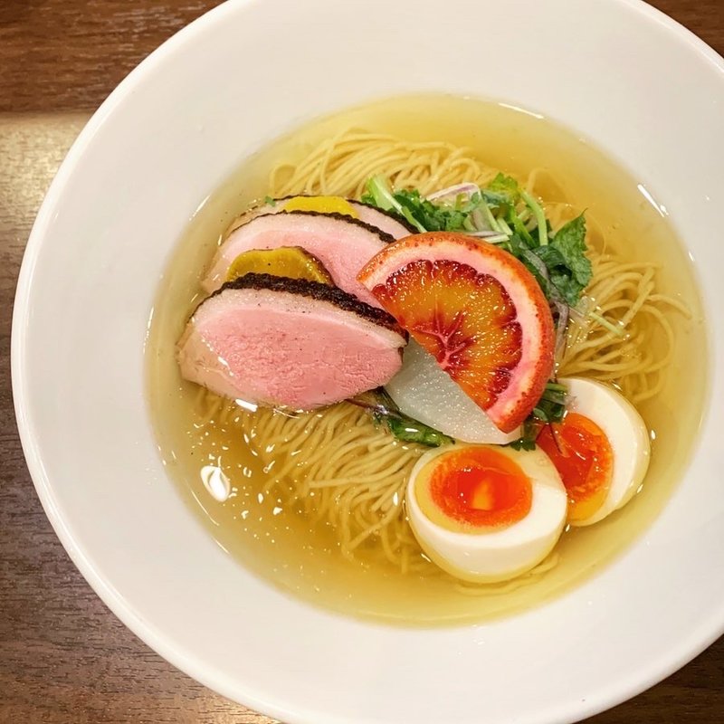 限定 鴨ラーメン 白(八咫烏)