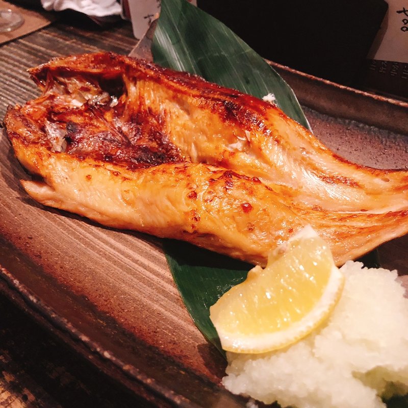 ほっけの炭火焼き(炉端の佐藤)