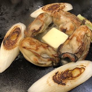 牡蠣バター焼き(浅草 もんじゃ かのや)