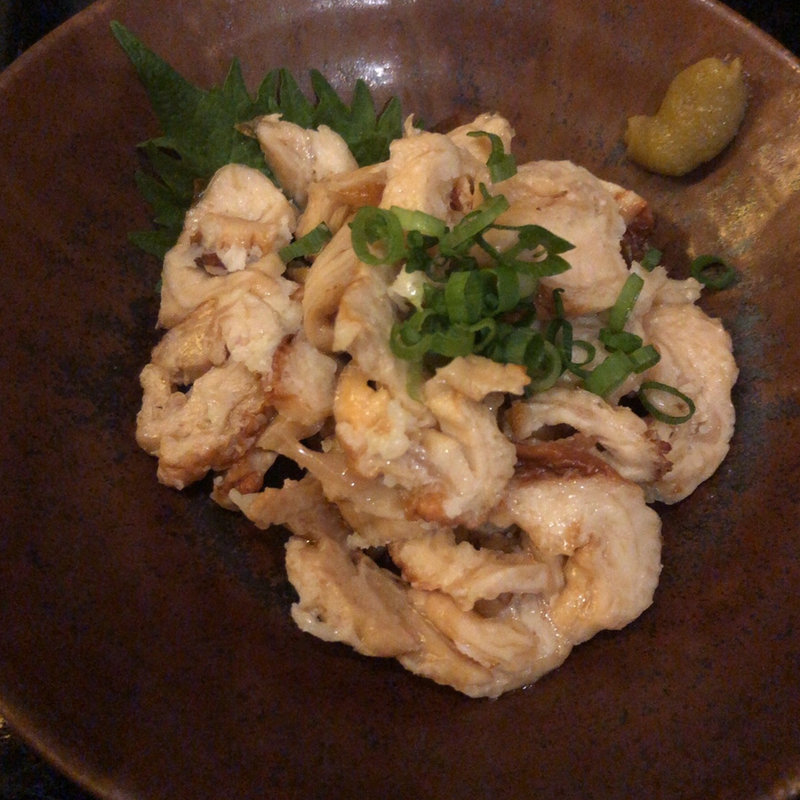 鶏皮ポン酢(【閉店】エビス 新馬場総本店)