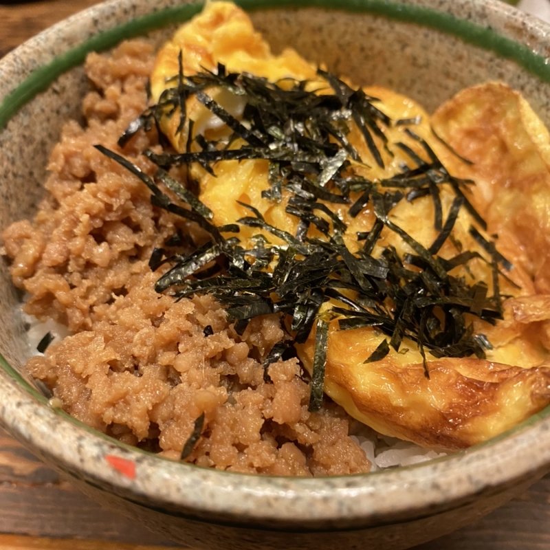 そぼろ丼(ひかり鶏 麻布十番店)
