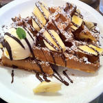 バナナ&チョコレート&バニラアイス(Waffle cafe ORANGE)