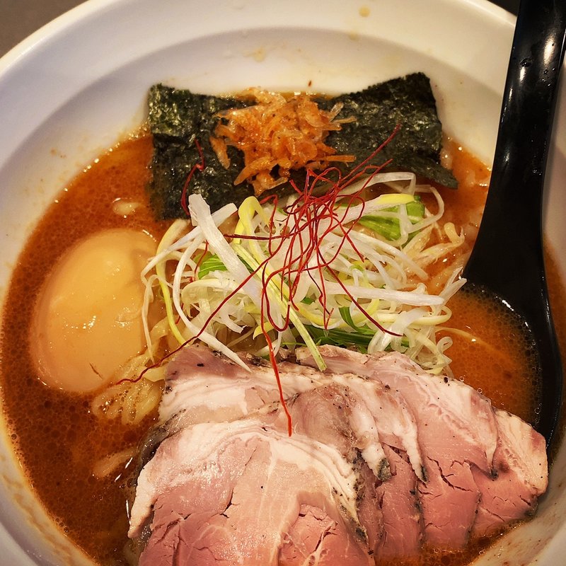 海老そば 味玉 チャーシュー(天雷軒 神谷町店 )