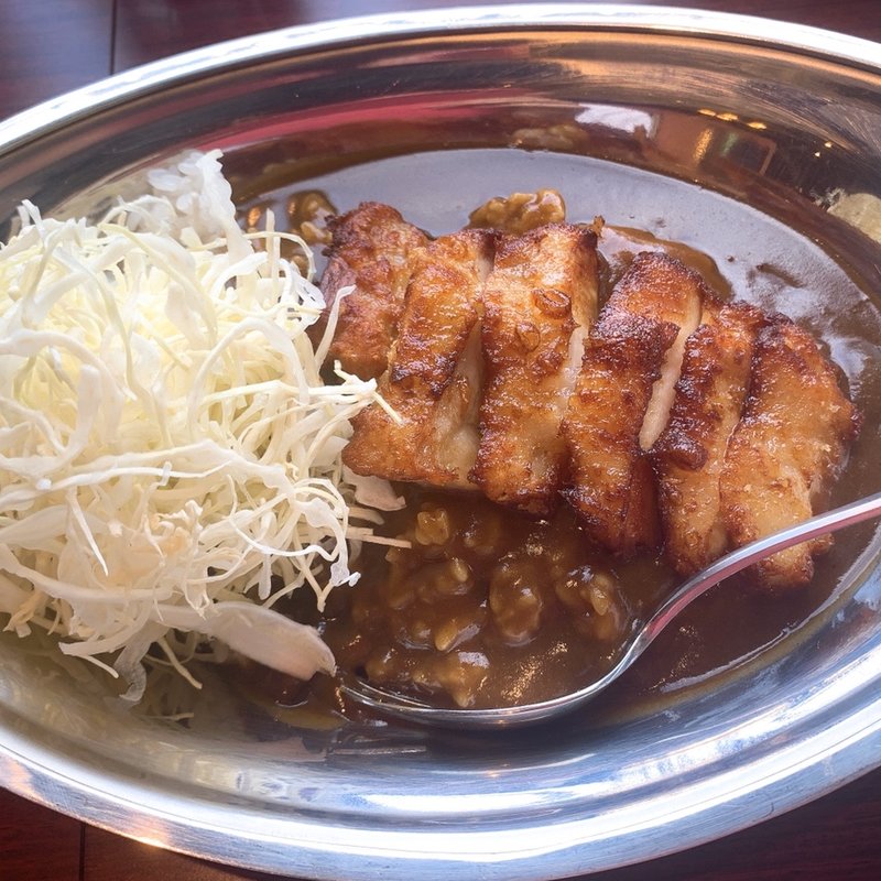 チキンステーキカレー(インデアンカレー中目黒)