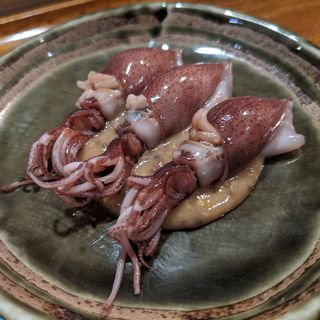 ホタルイカ辛子酢味噌(鮨 波づき)